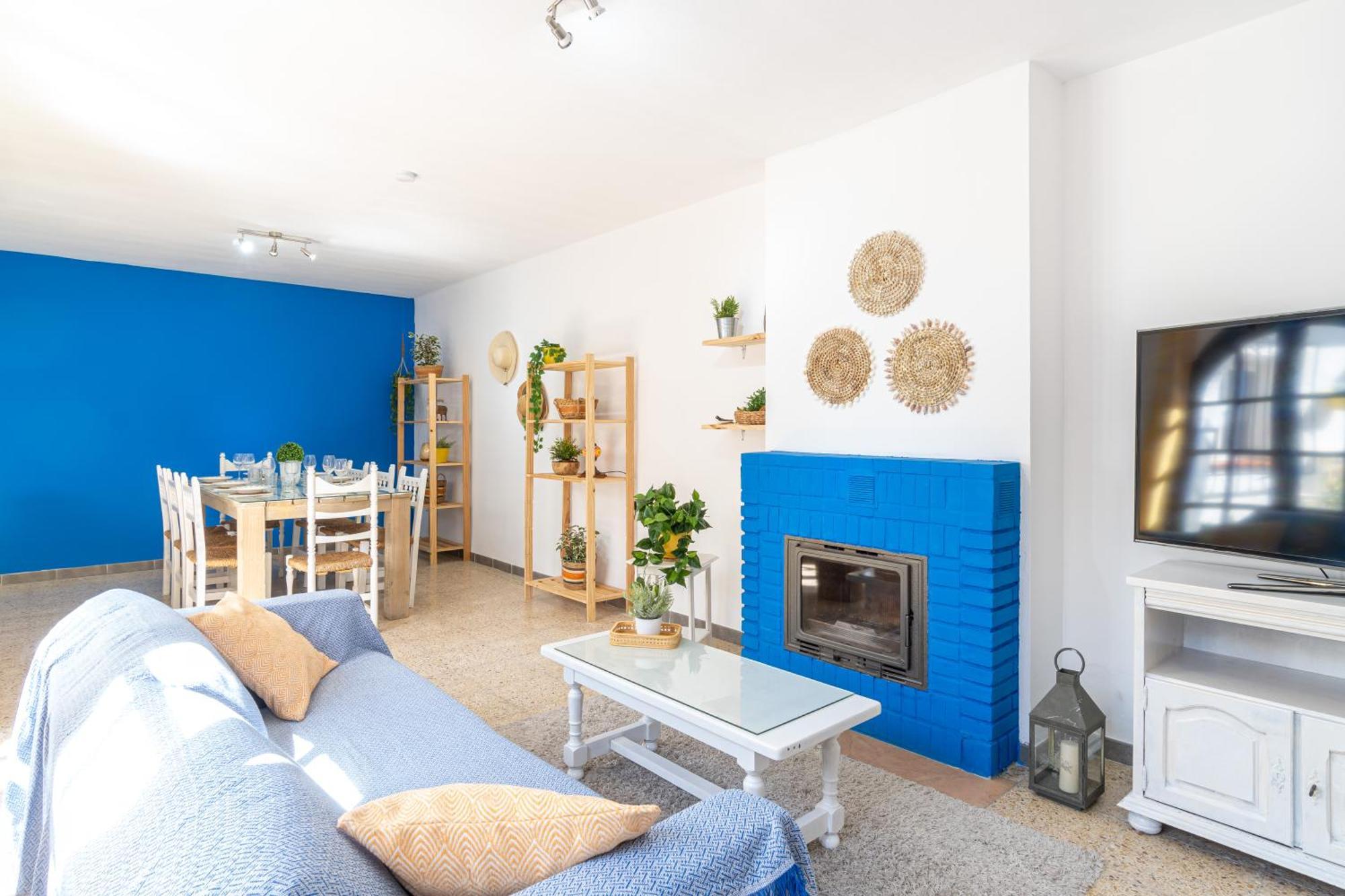 Calma Azul - 3Br - Terrace & Beach - Ac Wifi - 8 Guests 坎布里尔斯 外观 照片