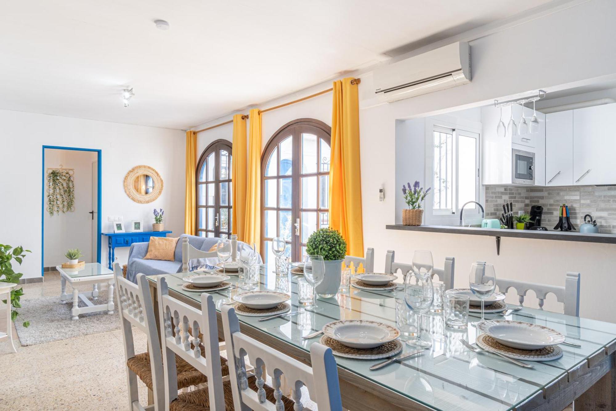 Calma Azul - 3Br - Terrace & Beach - Ac Wifi - 8 Guests 坎布里尔斯 外观 照片