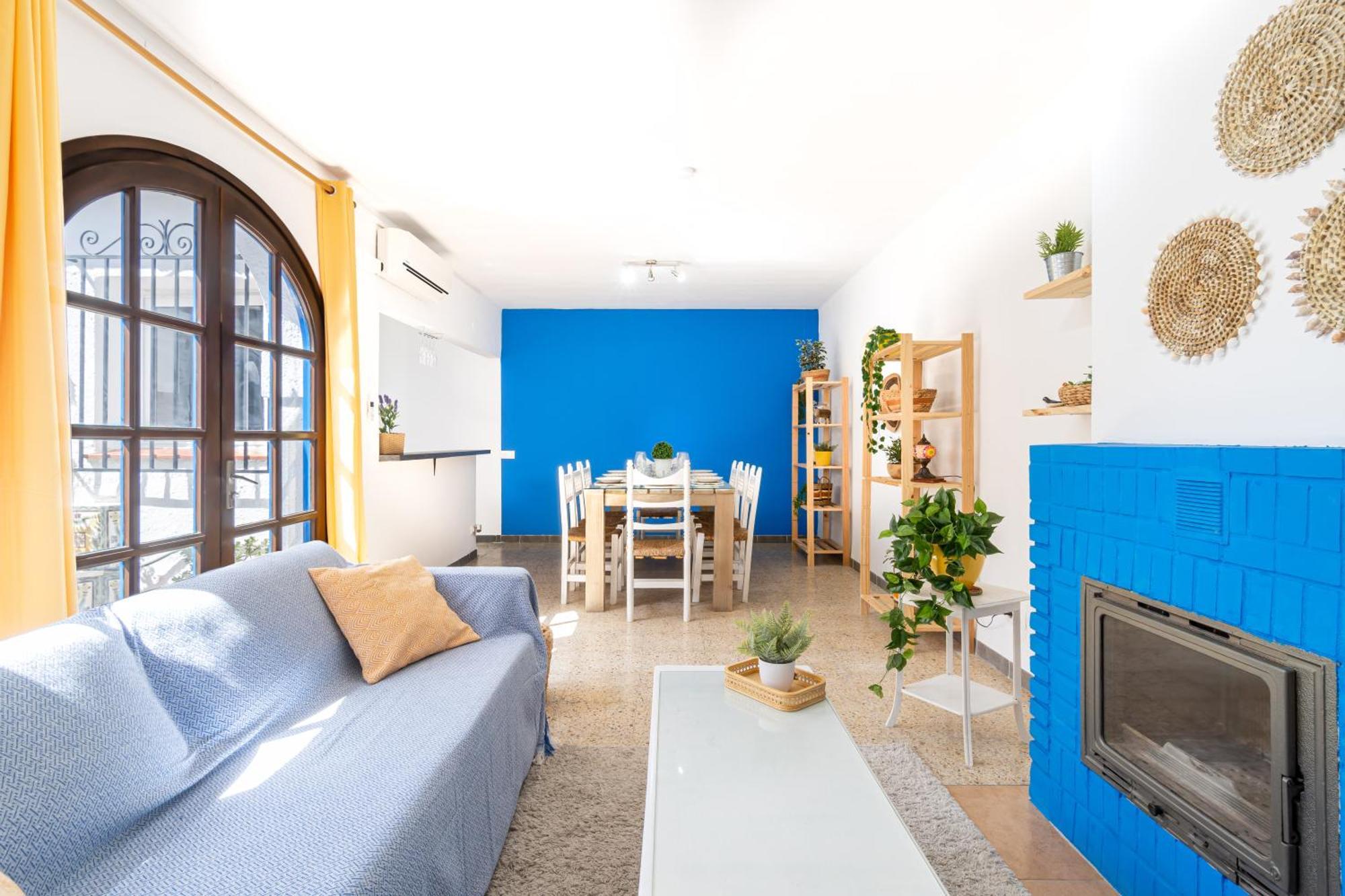 Calma Azul - 3Br - Terrace & Beach - Ac Wifi - 8 Guests 坎布里尔斯 外观 照片