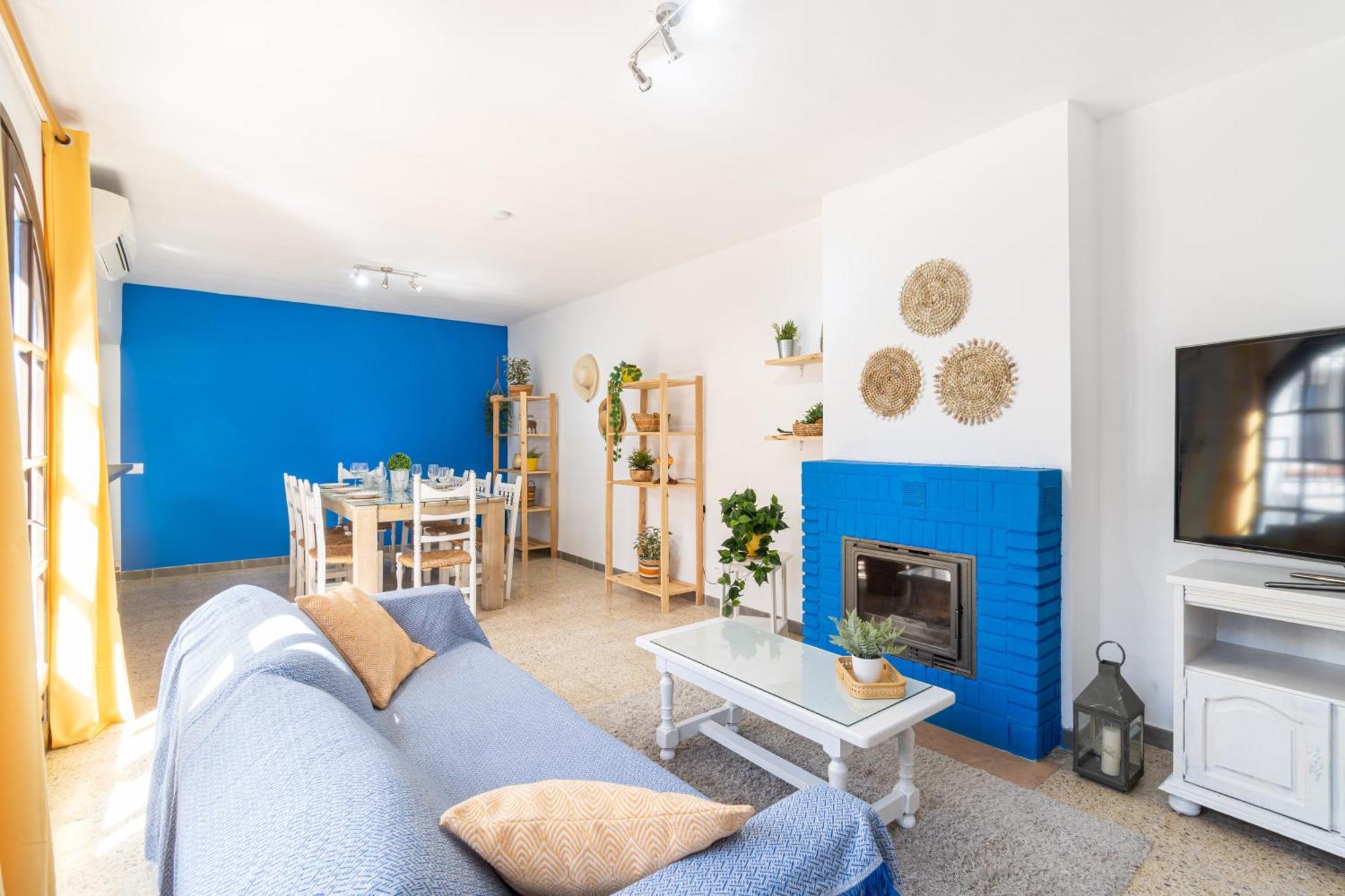 Calma Azul - 3Br - Terrace & Beach - Ac Wifi - 8 Guests 坎布里尔斯 外观 照片